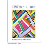 Elementary Linear Algebra with Applications (Classic Version) 9780134718538