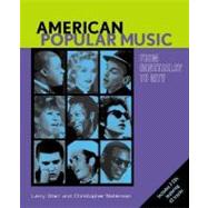American Popular Music From Minstrelsy to MTV Text & Audio CDs 9780195108545