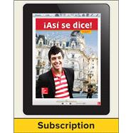 Asi se dice! Level 2, Student Learning Center, 1-year Subscription 9780076698547