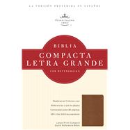RVR 1960 Biblia Compacta Letra Grande con Referencias, topacio cobrizo simulación piel 9781586408565