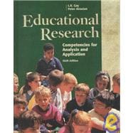 Educational Research: Competencies for Analysis and Applications 9780130168566