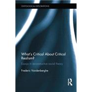 What's Critical About Critical Realism?: Essays in Reconstructive Social Theory 9781138798571