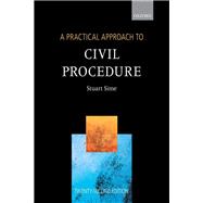 A Practical Approach to Civil Procedure 9780198838593