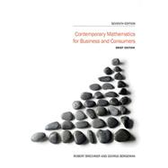 Contemporary Mathematics for Business and Consumers, Brief Edition 9781285448596