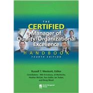 The Certified Manager of Quality / Organizational Excellence Handbook 9780873898614