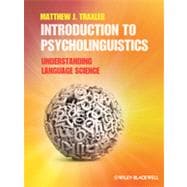 Intro To Psycholinguistics 9781405198622