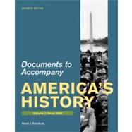 Documents for America's History, Volume II: Since 1865 9780312648633