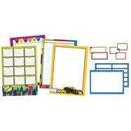 Super Power Classroom Organizers Bulletin Board Set 9781483828633