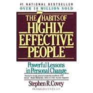 Seven Habits Of Highly Effective People; Powerful Lessons in Personal Change 9780671708634