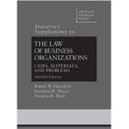 The Law of Business Organizations, Statutory Supplement 9780314288639