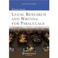 Legal Research & Writing for Paralegals 9780735598652