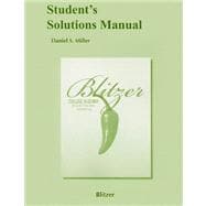 Student Solutions Manual for College Algebra : An Early Functions Approach 9780321588654