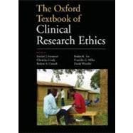 The Oxford Textbook of Clinical Research Ethics