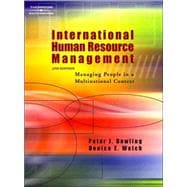 International Human Resource Management: Managing People in a Multinational Context