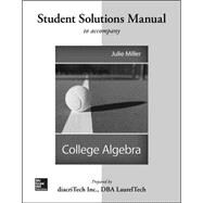 Students Solutions Manual For College Algebra 9780077538675