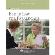 Elder Law for Paralegals 9780735508675