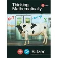 THINKING MATHEMATICALLY &MY MATHLAB&STCKR PKG, 4/e