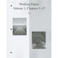 Working Papers, Volume 1, Chapters 1-15 to accompany Financial & Managerial Accounting 9780077328689
