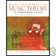 BASC MATLS IN MUSC THEORY&CD BASC MATL MUSC, 11/e 9780132208697