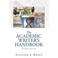 MyCompLab NEW with Pearson eText Student Access Code Card for the Academic Writer's Handbook (standalone) 9780205628698