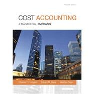 Cost Accounting 9780133428704