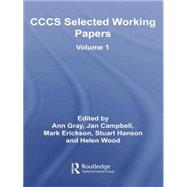 CCCS Selected Working Papers: Volume 1 9780415758710