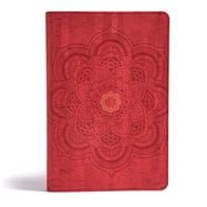 CSB Essential Teen Study Bible, Red Flower Cork LeatherTouch 9781433648717