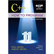C++ How to Program (Early Objects Version) 9780133378719