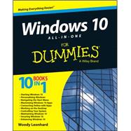 Windows 10 All-in-one for Dummies 9781119038726