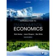 Introduction to Environmental Economics 9780199568734