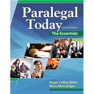 Paralegal Today The Essentials 9781305508743