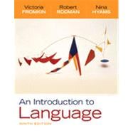 An Introduction to Language, 9th Edition 9781133378754