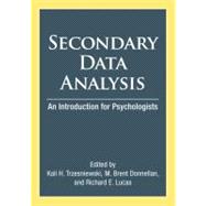 Secondary Data Analysis