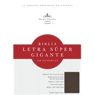 RVR 1960 Biblia Letra Súper Gigante, marrón oscuro símil piel 9781586408770