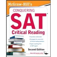 McGraw-Hill's Conquering SAT Critical Reading 9780071748780