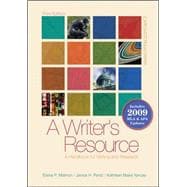 A Writer's Resource (spiral-bound) 2009 APA & MLA Update, Student Edition 9780077368791