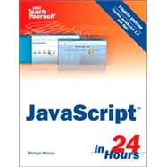 Sams Teach Yourself Javascript in 24 Hours 9780672328794