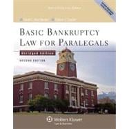 Basic Bankruptcy Law for Paralegals 9780735598799
