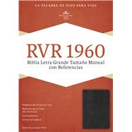 RVR 1960 Biblia Letra Grande Tamaño Manual, negro imitación piel con índice 9781586408800