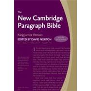 New Cambridge Paragraph Bible with Apocrypha KJ595:TA Black Calfskin: Personal size 9780521198813