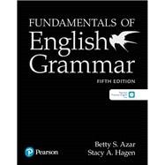 Fundamentals of English Grammar Student Book with App, 5e 9780134998817