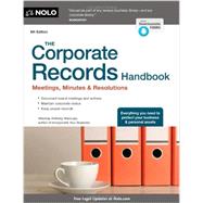 The Corporate Records Handbook + Website 9781413318821
