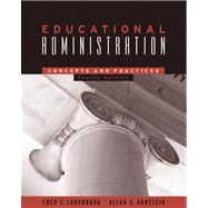 Educational Administration Concepts and Practices 9780534608828