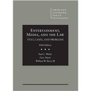 Entertainment, Media, and the Law 9781634598835