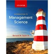 Introduction to Management Science 9780133778847