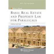 Basic Real Estate And Property Law For Paralegals 9781454808848