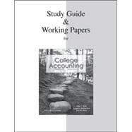 Study Guide & Working Papers Ch 1-14 to accompany College Accounting 9780077268855