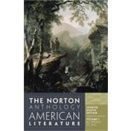 Norton Anthology of American Literature Vol. 1 9780393918861