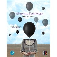 Abnormal Psychology: Perspectives, 9780134428871