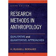 Research Methods in Anthropology Qualitative and Quantitative Approaches 9781442268883